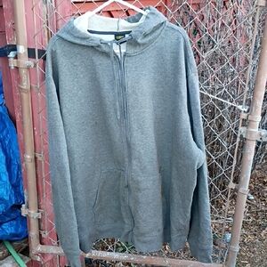 Athletic Works Men's Zip Up Gray Sweater